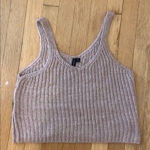 Sweater crop top